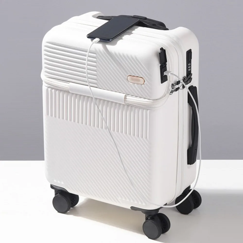 Front Opening Laptop Luggage 24 Inch - Couvercle ouvert avant boîtier de chariot