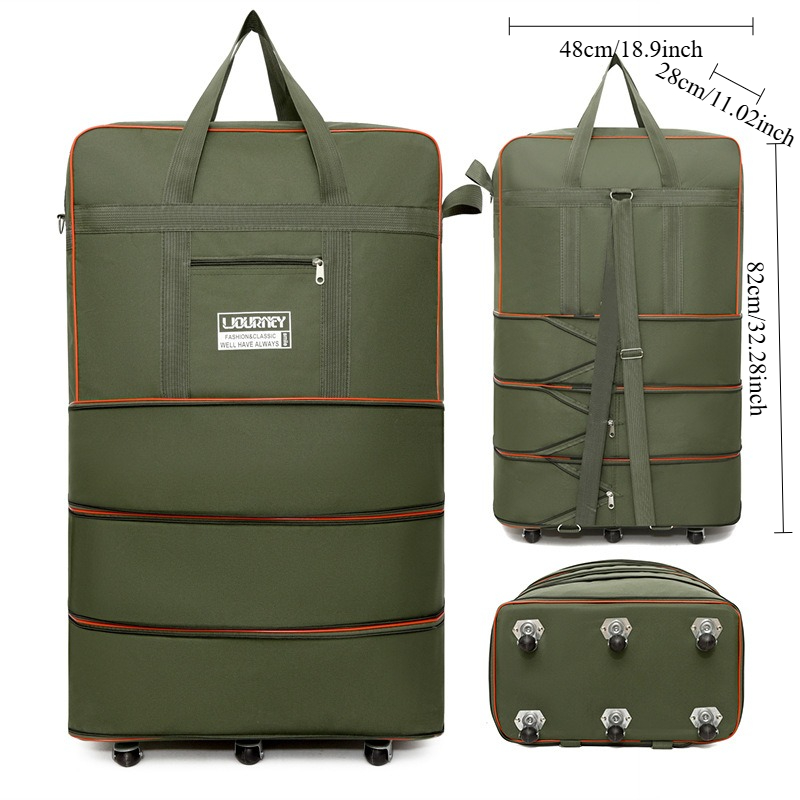 Sac de voyage pliable à roulet - Foldable Rolling Luggage Bag avis et prix