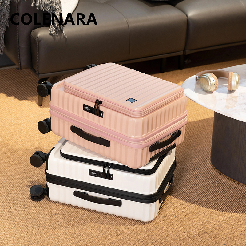 Valise Cabine COLENARA à Ouver - Front Opening Laptop Luggage 24 Inch avis et prix