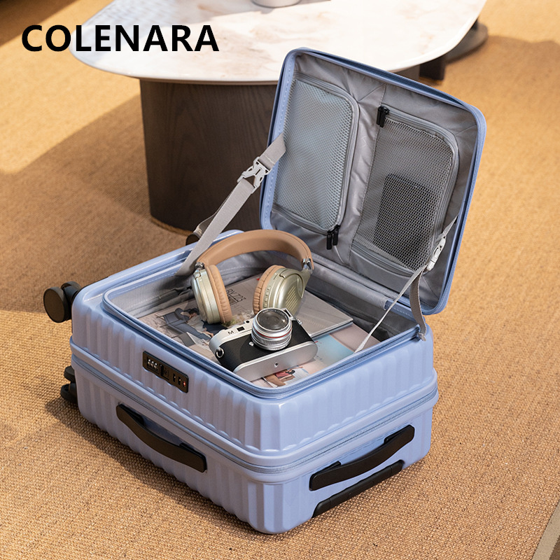 Valise Cabine COLENARA à Ouver - Front Opening Laptop Luggage 24 Inch avis et prix