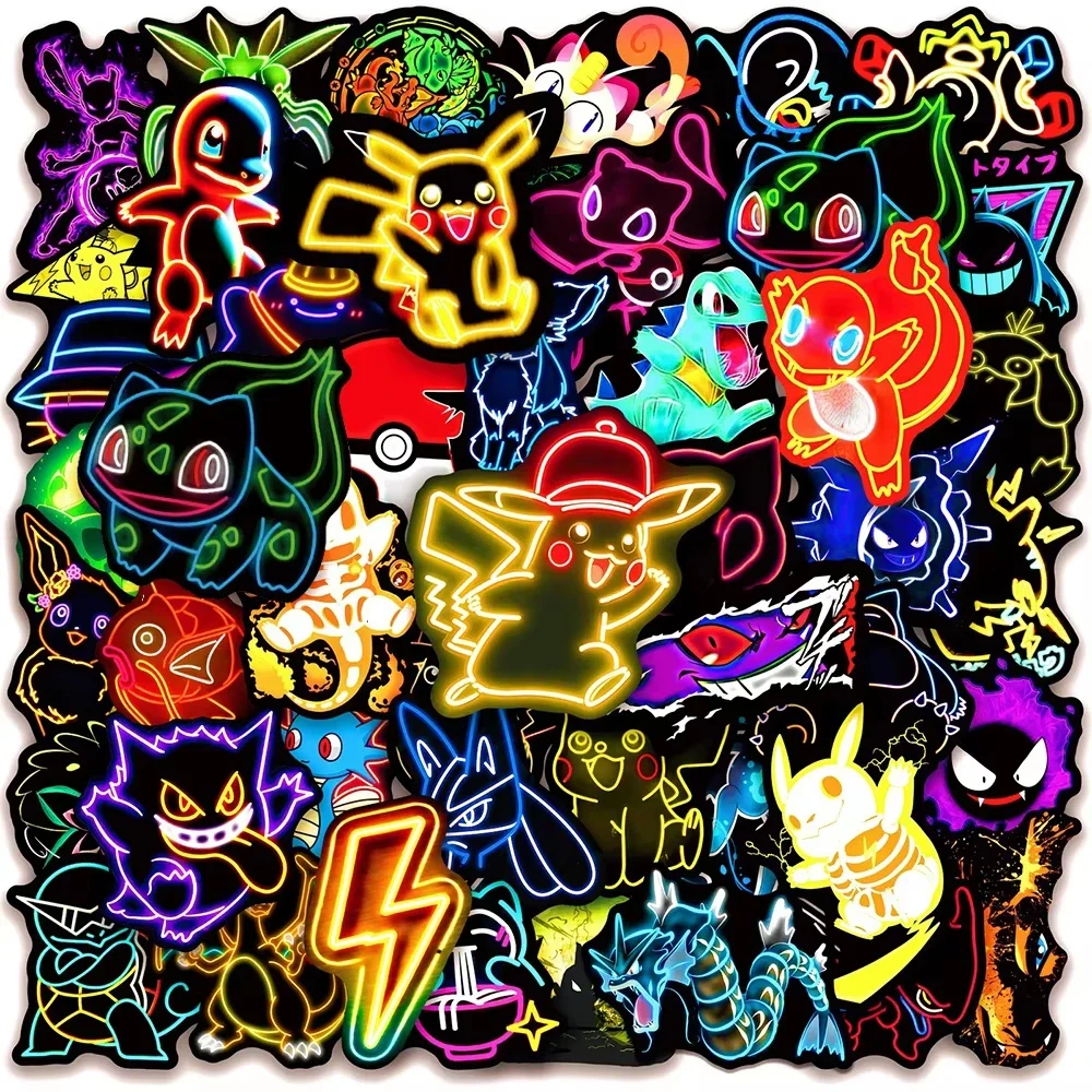 100 autocollants Pokémon néon, - Luggage avis et prix